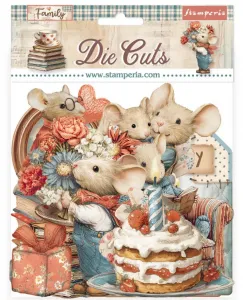 Family Die-Cuts, 44 pieces